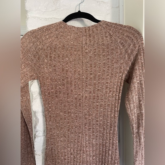 NWOT REFORMATION Lemon Dress - Heathered Cinnamon - Picture 12 of 16